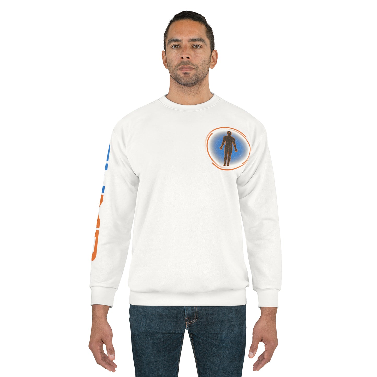 CHMD White Crewneck