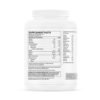 Whey Protein Isolate - Vanilla